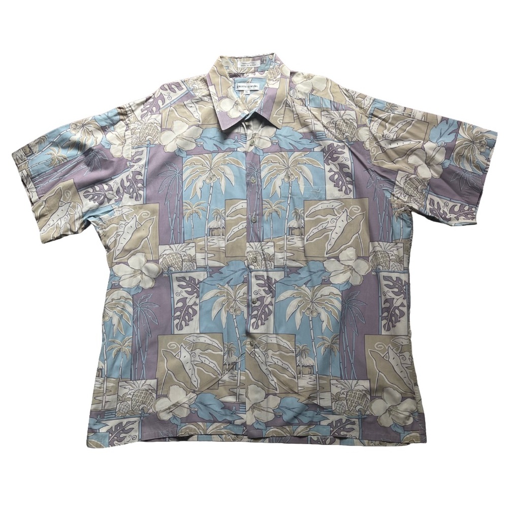 Vintage Pierre Cardin Hawaiian Shirt XL